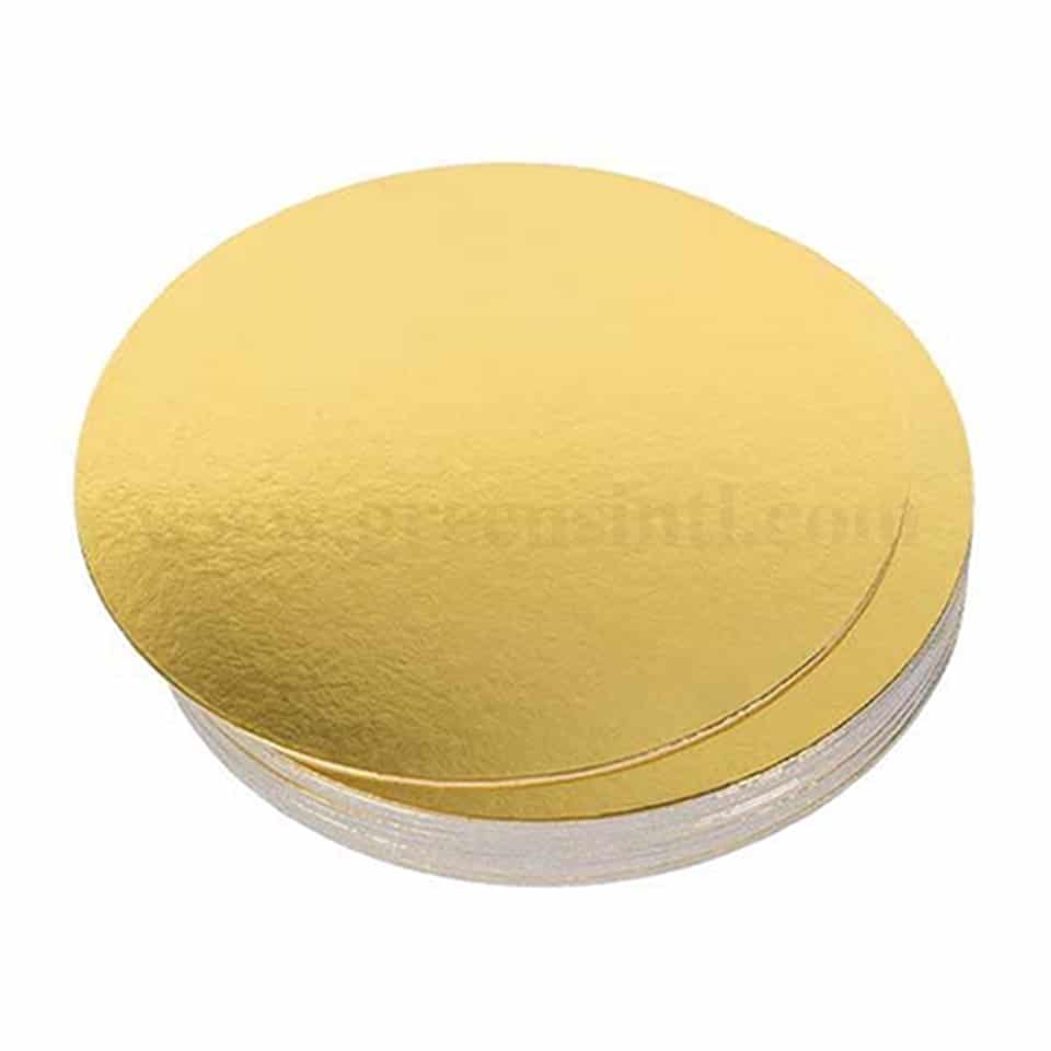 GREENS Cake Board Round Gold D 16 Inch H 3 mm