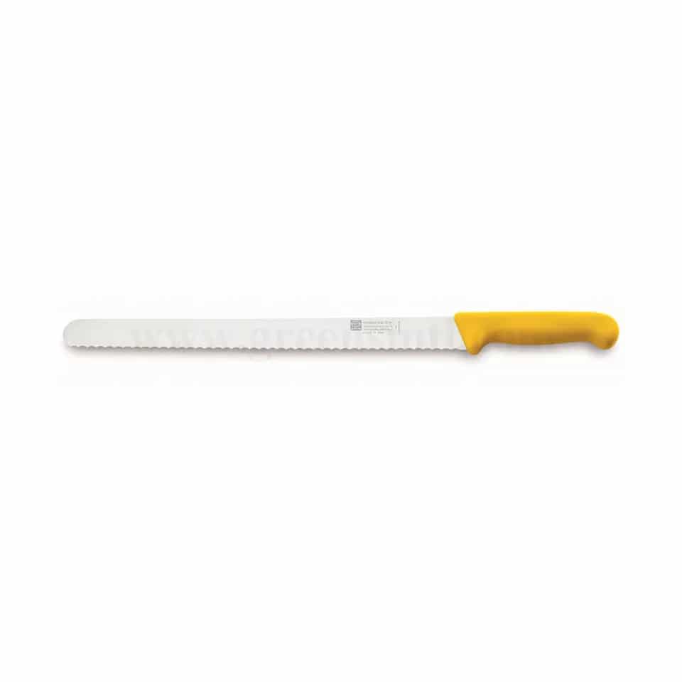 SICO ERGOLINE Slicing knife with serration Yellow 360mm