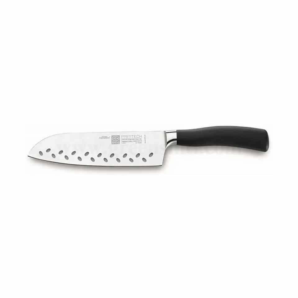SICO PRIMTECH Santoku knife with holes Black 180mm