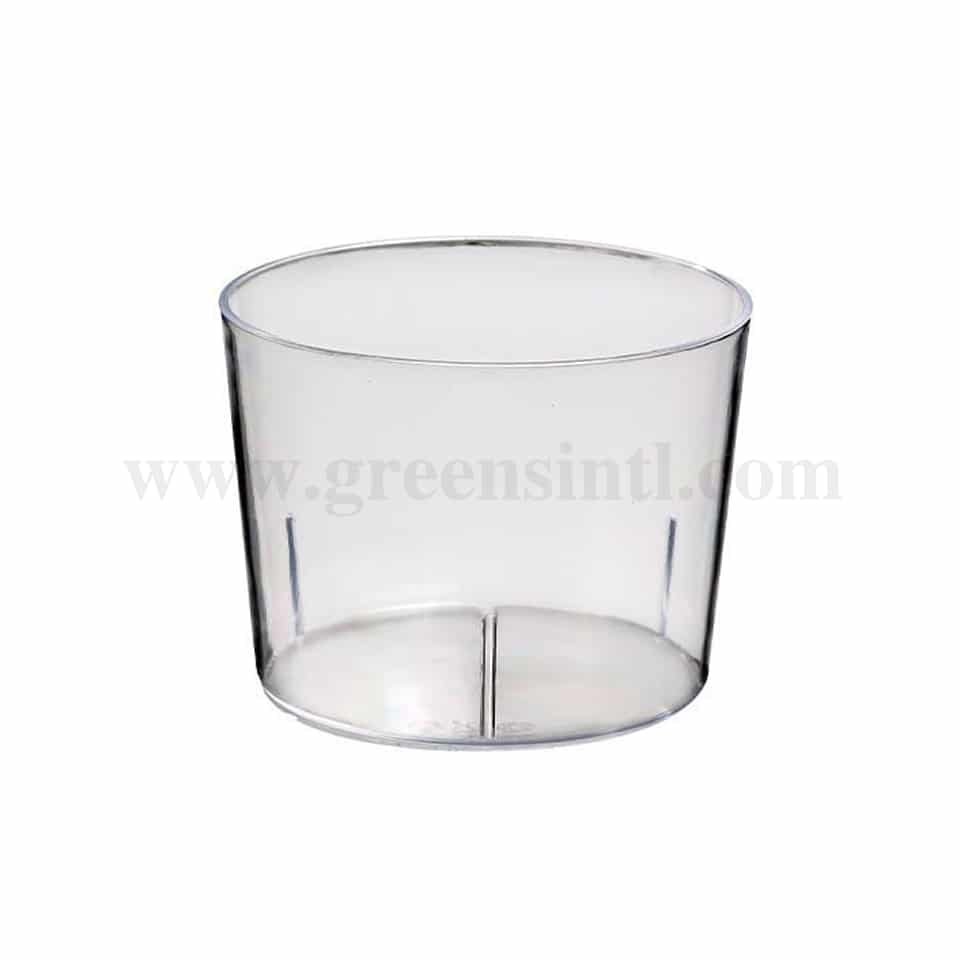 SOLIA Feria Bodega Plastic Cup Transparent / Dessert Cups D 76 x h57mm- 200 ml-200 Pcs
