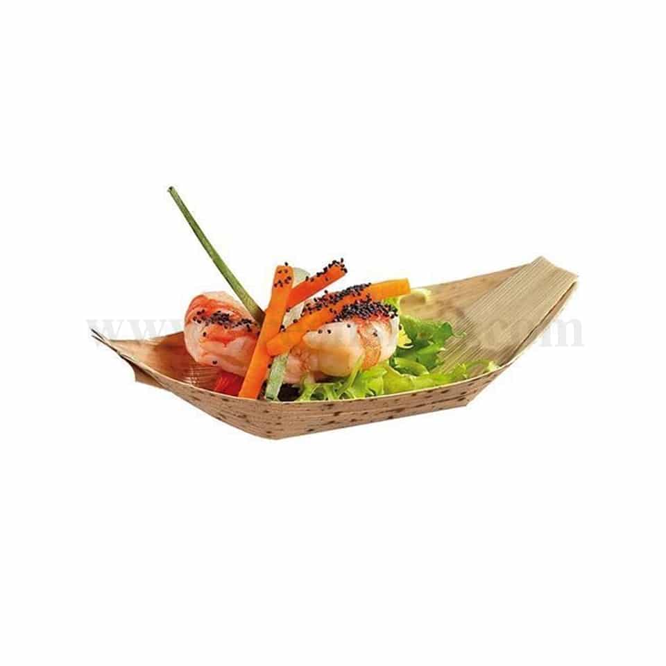 SOLIA Bamboo Leaf Boat 90 x 60 x 13 mm-100 Pcs