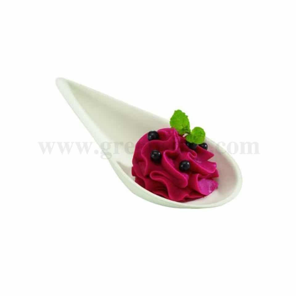 SOLIA Sugarcane Pulp Goutte Spoon 108 x 65 x 35 mm-50 Pcs