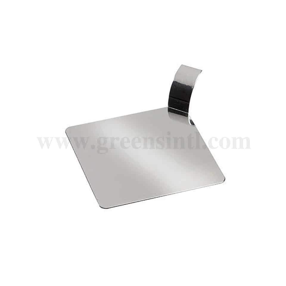 SOLIA Square Palet Dish Silver Metallized 80 x 80 x 20 mm-100 Pcs