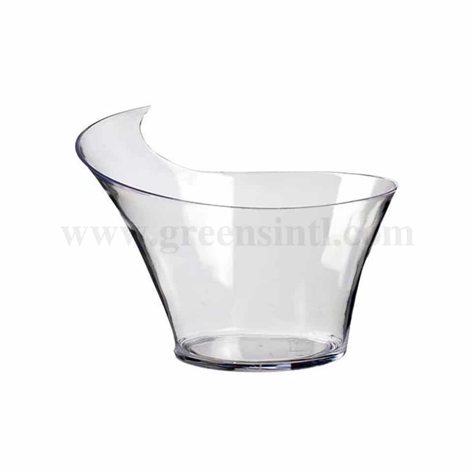 SOLIA Wave Mini Dish Cup Transparent /Dessert Cups 85 x 73 x 60 mm- 80 ml-200 Pcs