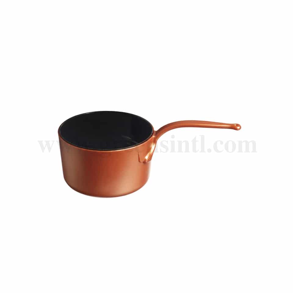 SOLIA Eskoffie Large Sauce Pan Copper-Gold D 69.5 x h44 mm-120 ml-12 Pcs