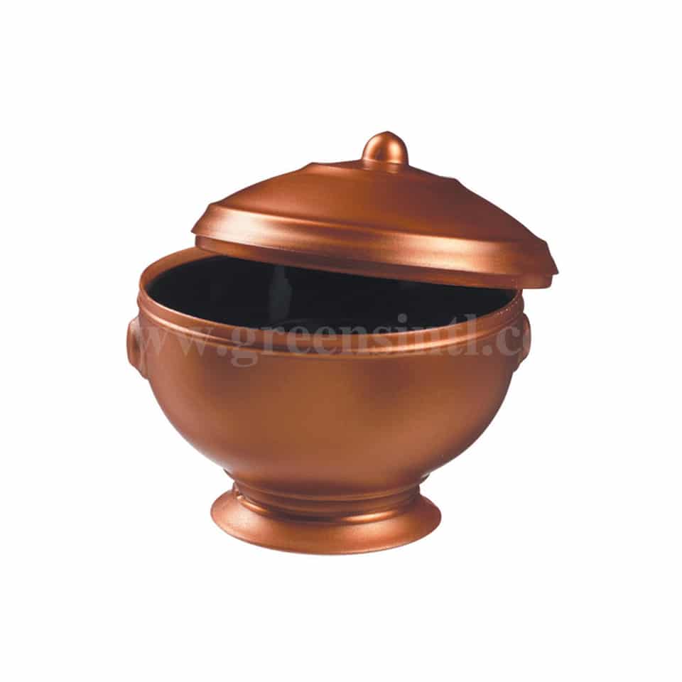 SOLIA Eskoffie Mini Lion Head Tureen With Lid Copper-Black 60ml-24 Pcs