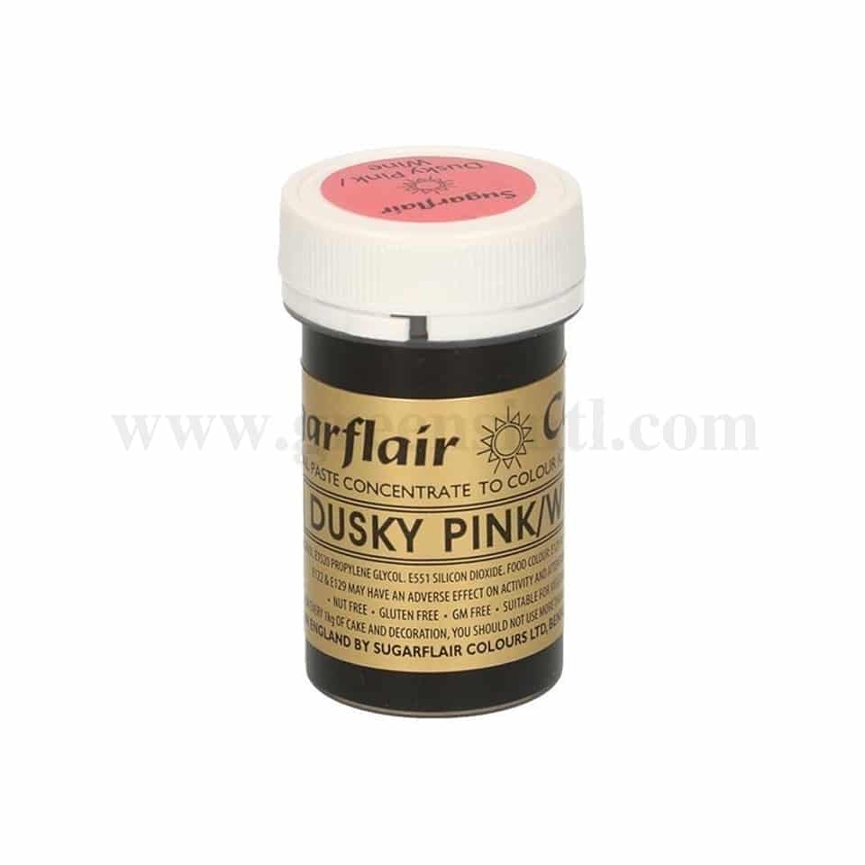 SUGARFLAIR Spectral Gel Colour Dusky Pink 25g