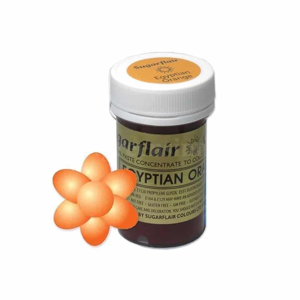 SUGARFLAIR Spectral Gel Colour Egyptian Orange 25g