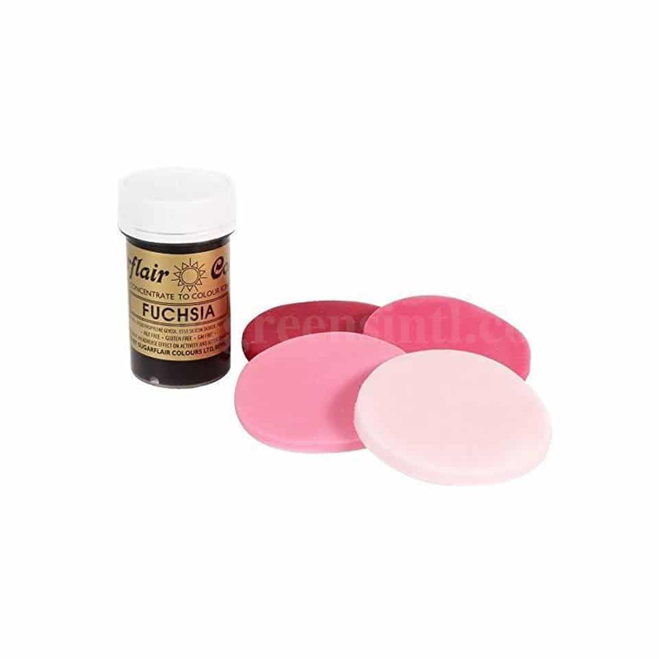SUGARFLAIR Spectral Gel Colour Fuchsia 25g