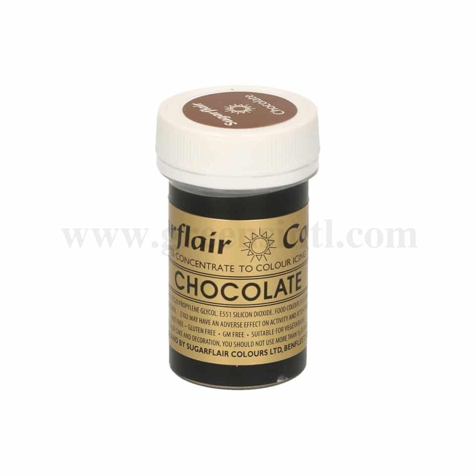 SUGARFLAIR Spectral Gel Colour Chocolate 25g