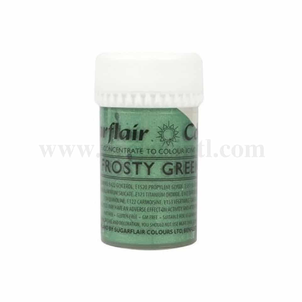 SUGARFLAIR Satin Concentrated Gel Color Frosty Green 25g