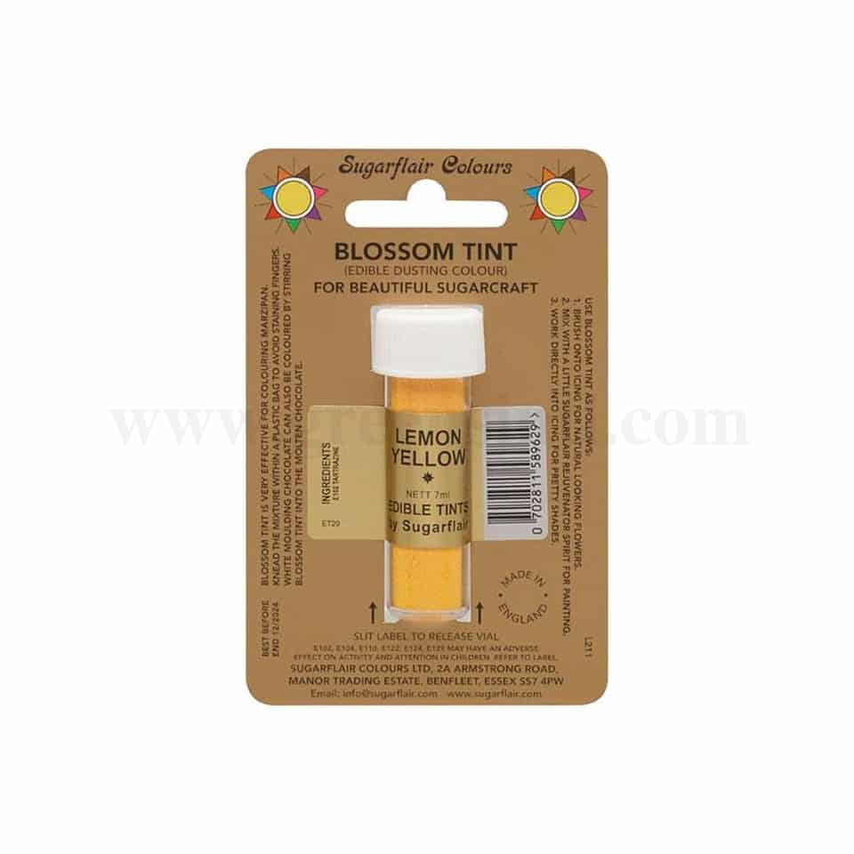 SUGARFLAIR Blossom Tint Dusting Colour Lemon Yellow 7ml