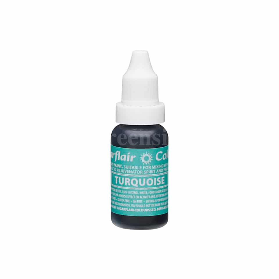 SUGARFLAIR Sugartint Concentrated Droplet Colour Turquoise 14 ml
