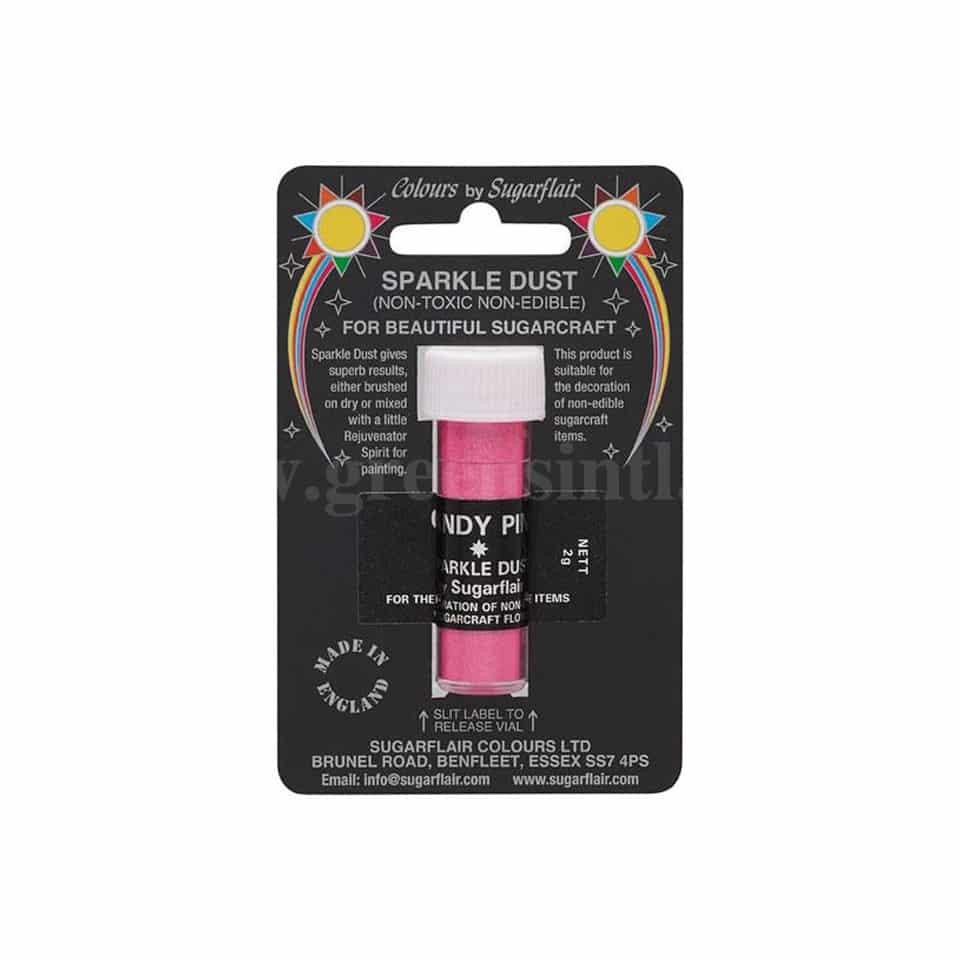 SUGARFLAIR Sparkle Dust (Non-Edible) Candy Pink 2g
