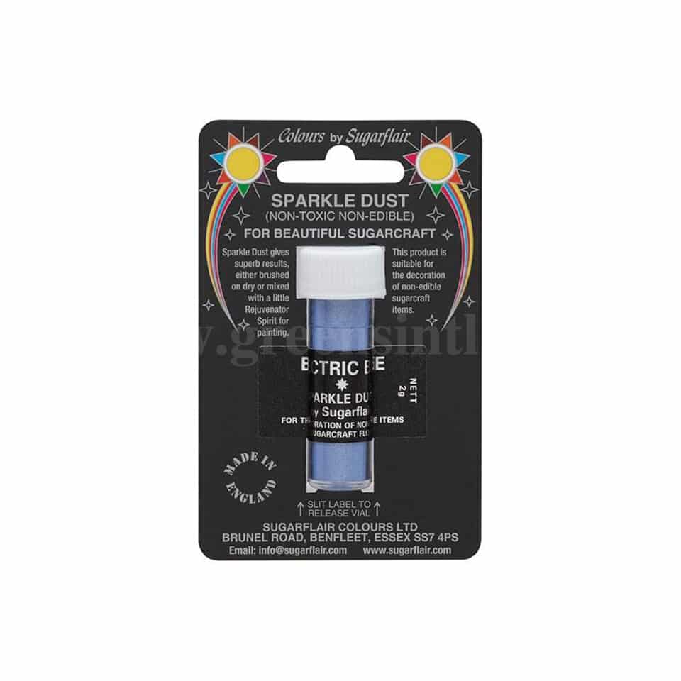 SUGARFLAIR Sparkle Dust (Non-Edible) Electric Blue 2g