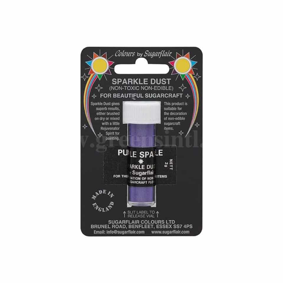 SUGARFLAIR Sparkle Dust (Non-Edible) Purple Sparkle 2g