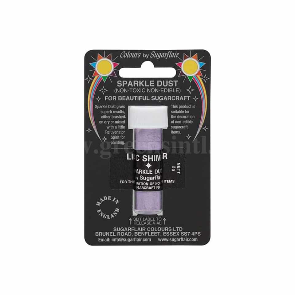 SUGARFLAIR Sparkle Dust (Non-Edible) Lilac Shimmer 2g