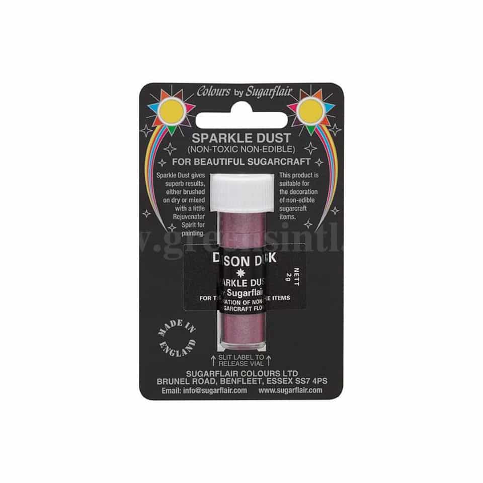 SUGARFLAIR Sparkle Dust (Non-Edible) Damson Dusk 2g