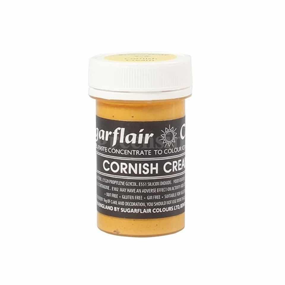 SUGARFLAIR Pastel Concentrated Gel Color Cornish Cream 25g