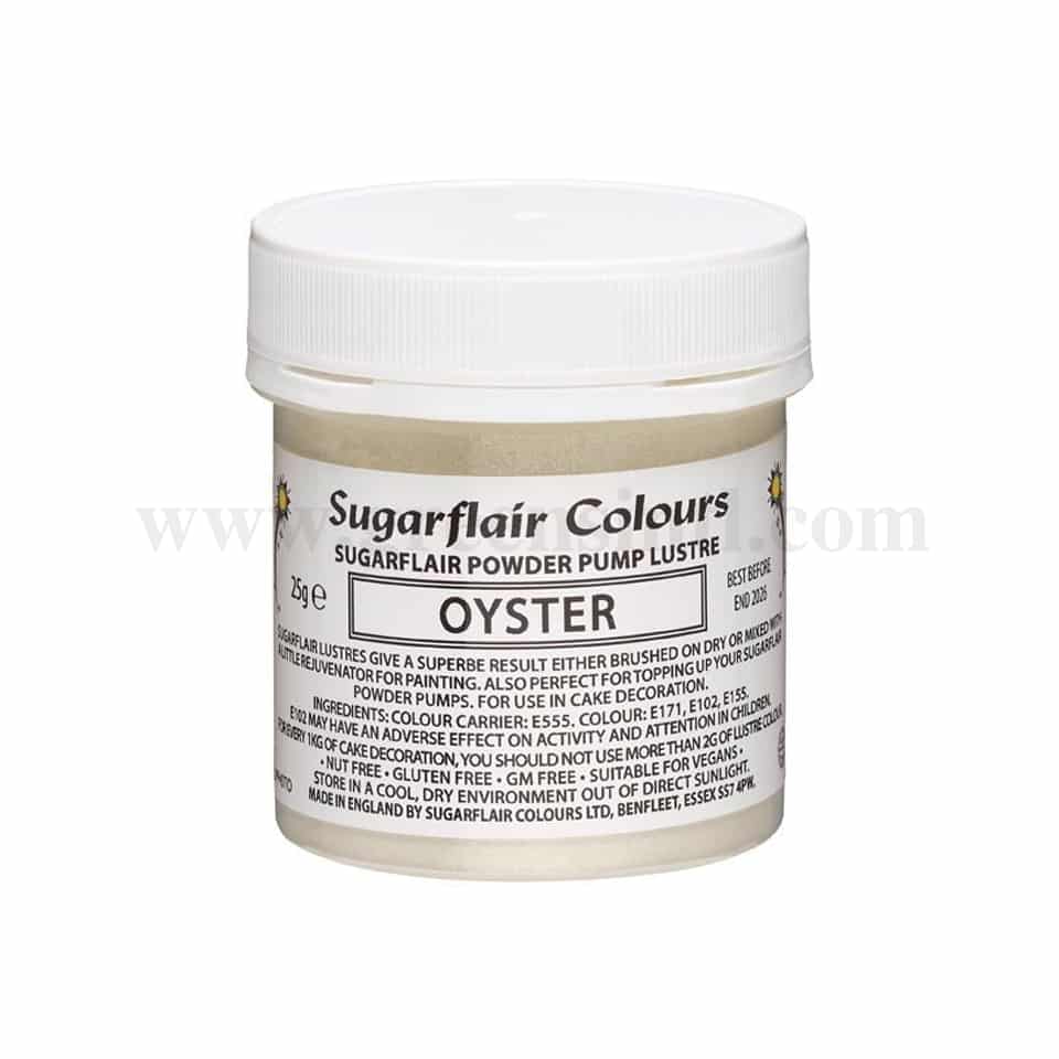 SUGARFLAIR Edible Glitter Dust Oyster 25g