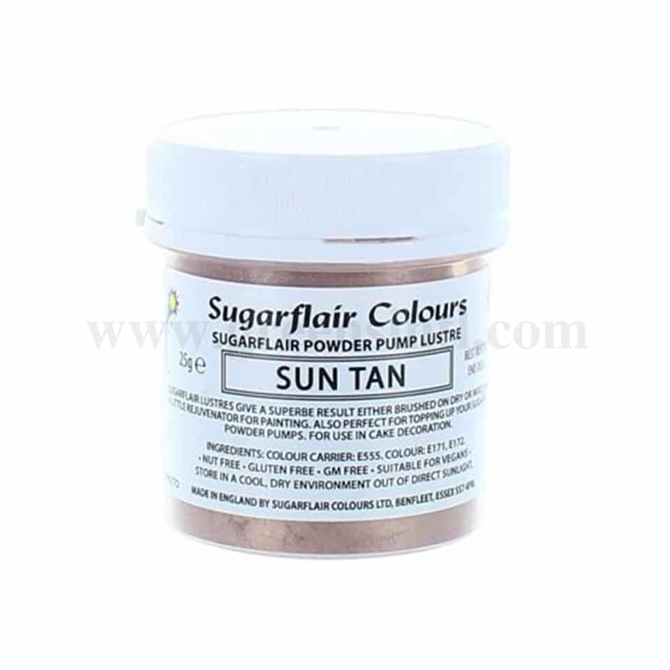 SUGARFLAIR Edible Glitter Dust Sun Tan 25g