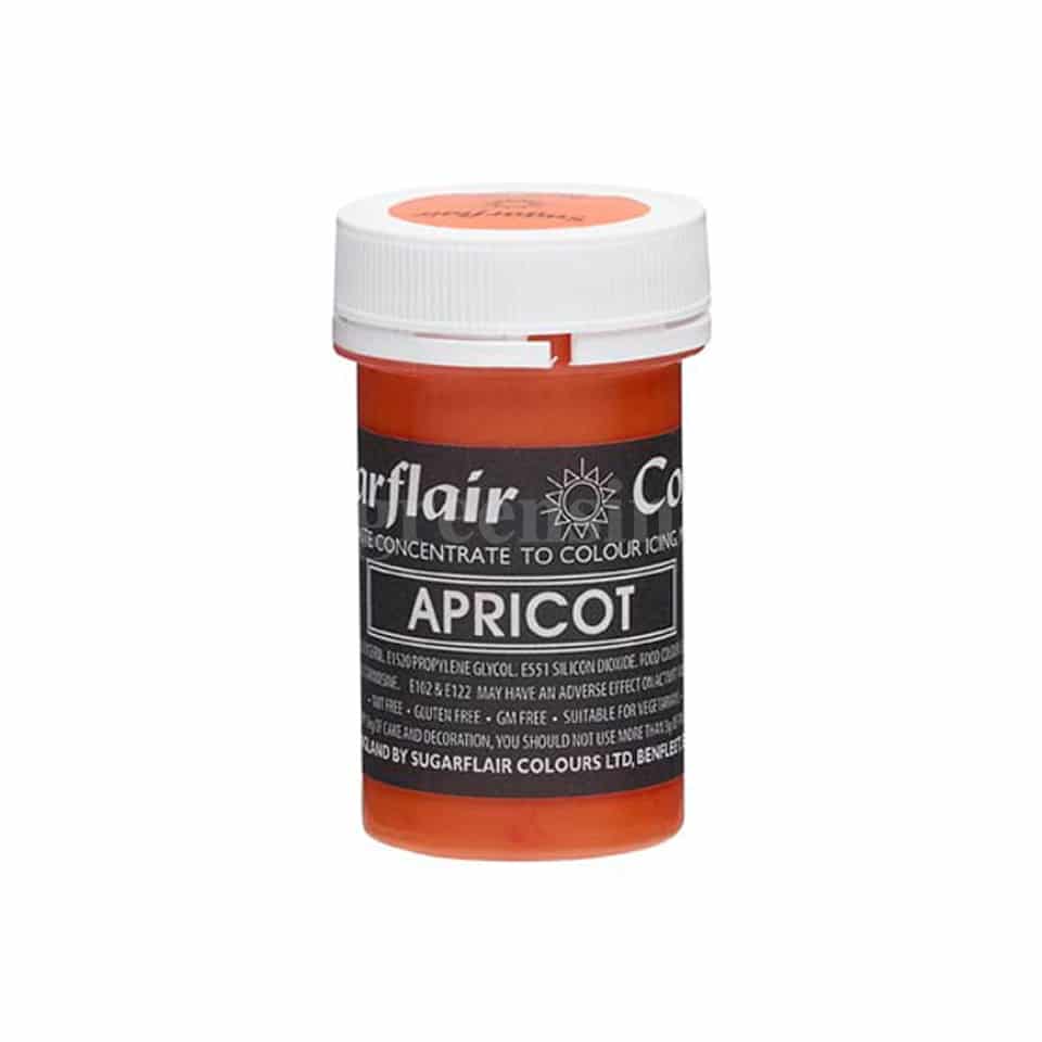 SUGARFLAIR Pastel Concentrated Gel Color Apricot 25g