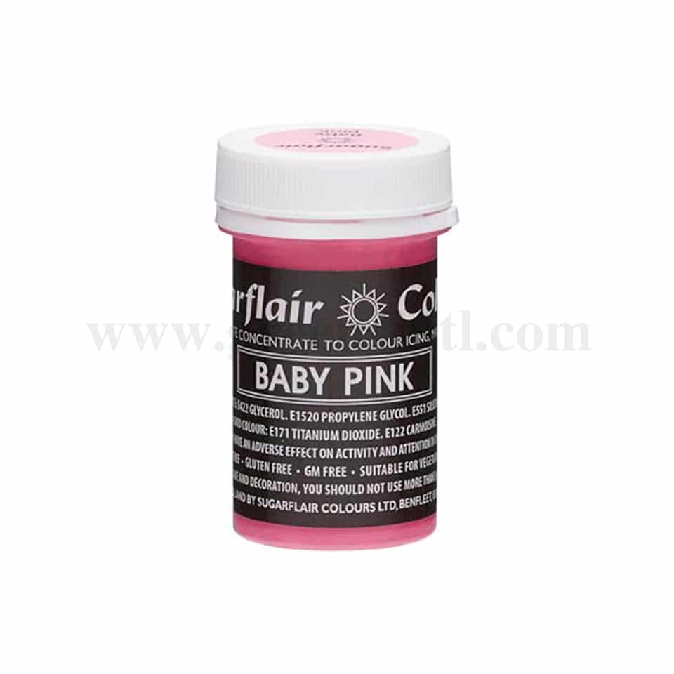 SUGARFLAIR Pastel Concentrated Gel Color Baby Pink 25g