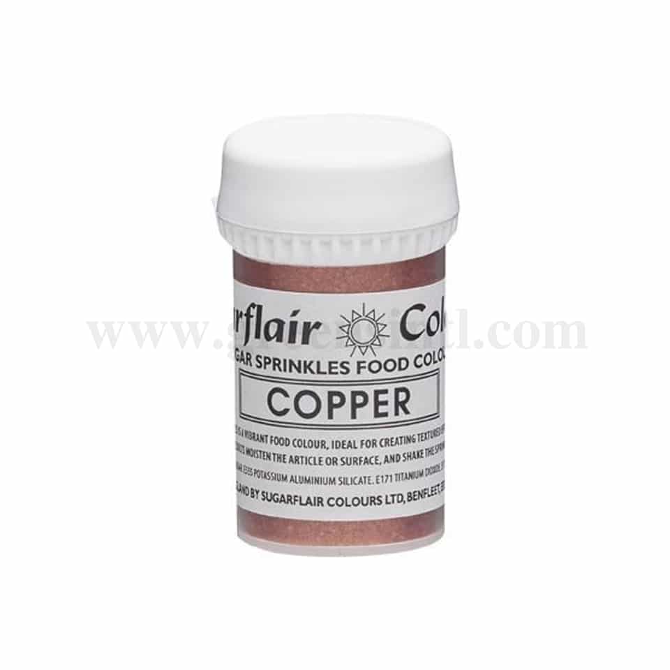 SUGARFLAIR Sugar Sprinkles Copper 20g