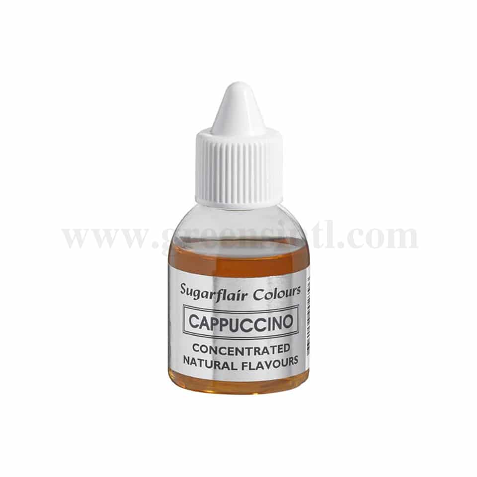SUGARFLAIR Concentrated Natural Food Flavour Cappuccino 30ml