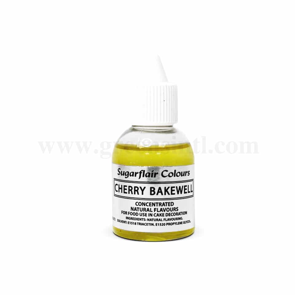 SUGARFLAIR Concentrated Natural Food Flavour Cherry Bakewell 30ml