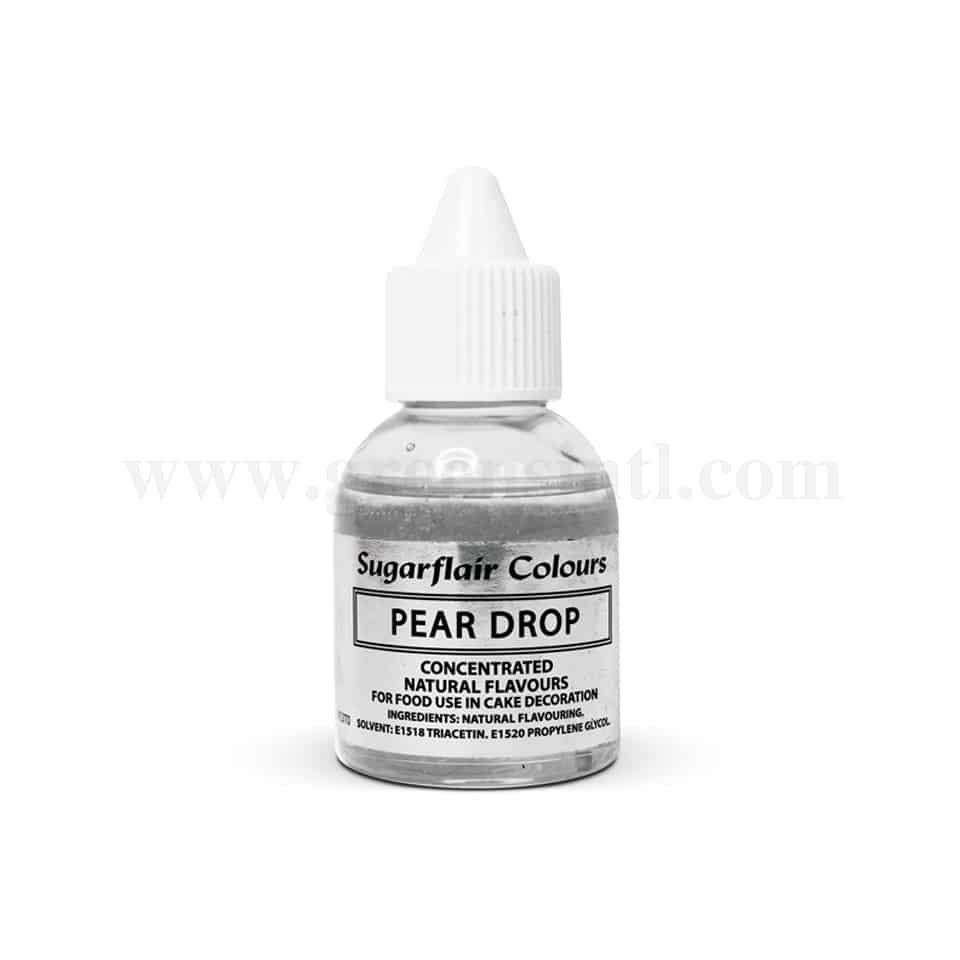SUGARFLAIR Concentrated Natural Food Flavour Pear Drop 30ml