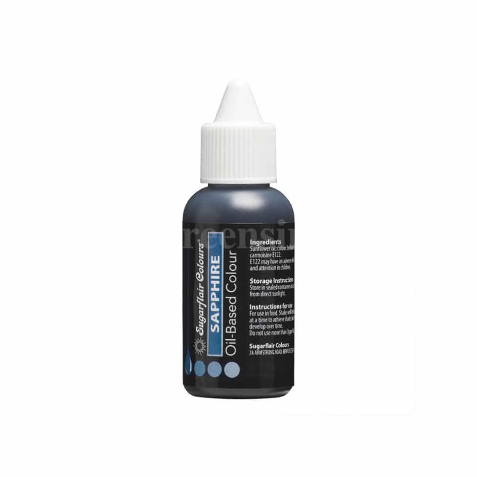 SUGARFLAIR Oil Based Liquid Colour Sapphire 30ml