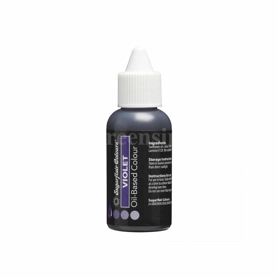 SUGARFLAIR Oil Based Liquid Colour Violet 30ml