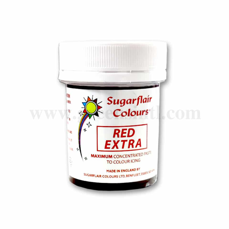 SUGARFLAIR Maximum Concentrated Paste Colour Red Extra 42g