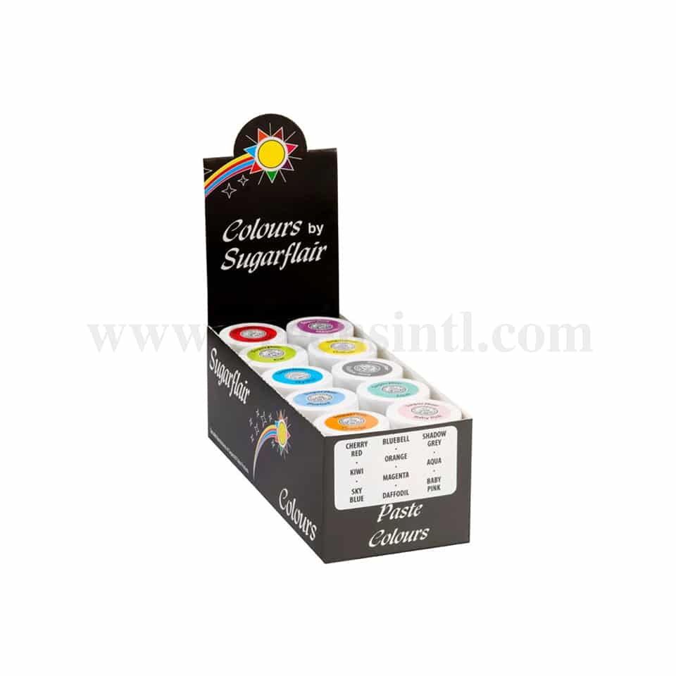 SUGARFLAIR Pastel Paste Mixed Set 10 x 25g