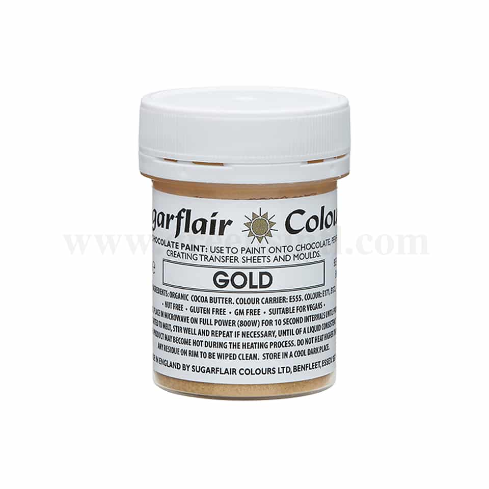 SUGARFLAIR Chocolate Gel Color Gold 35 g