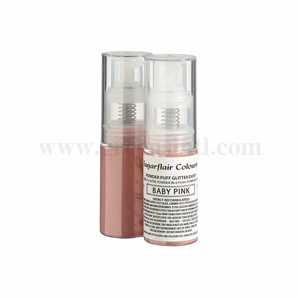 SUGARFLAIR Lustre Dust - Powder Pump Spray - Baby Pink -30ml