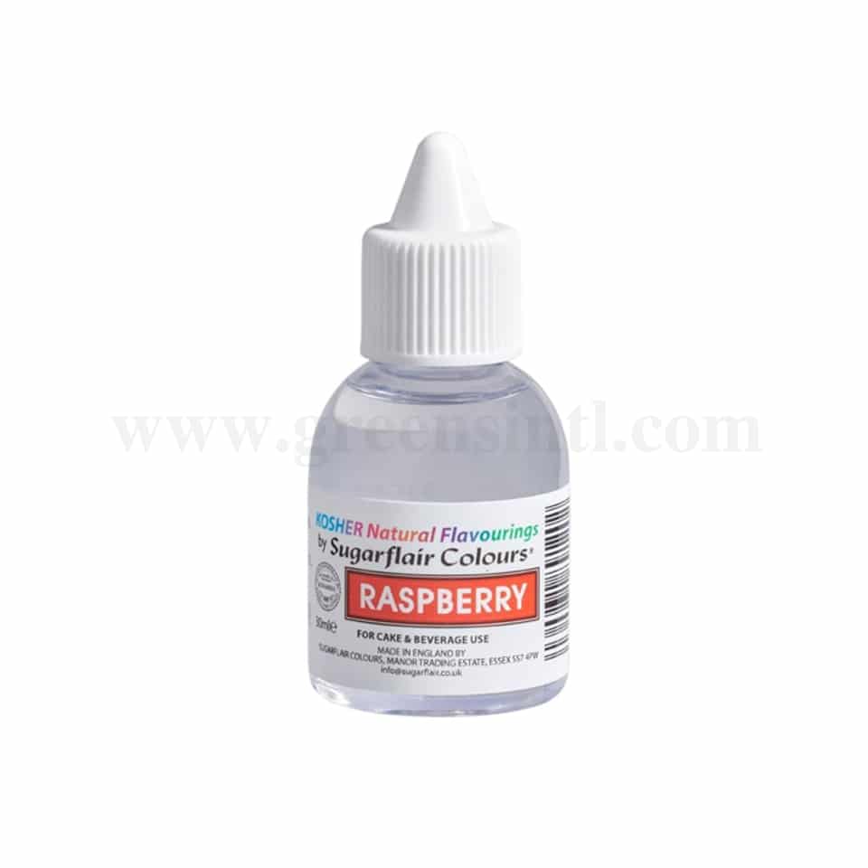 SUGARFLAIR Concentrated Kosher Natural Food Flavour Raspberry 30ml