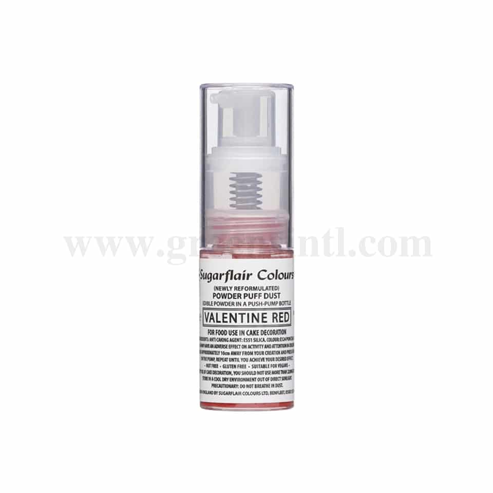 SUGARFLAIR Powder Puff Dust Spray - Valentine Red -30ml