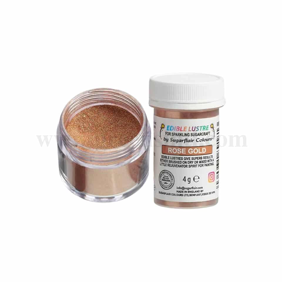 SUGARFLAIR Edible Lustre Rose Gold 4g
