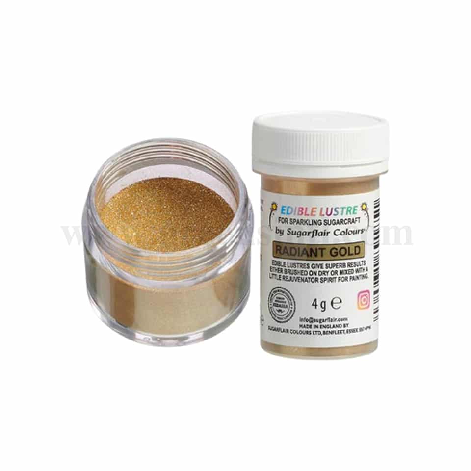 SUGARFLAIR Edible Lustre Radiant Gold 4g