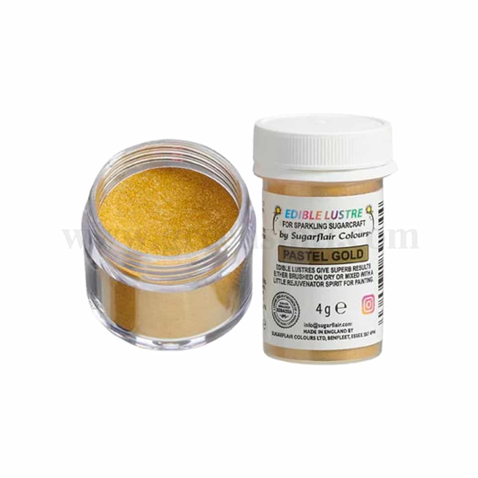 SUGARFLAIR Edible Lustre Pastel Gold 4g