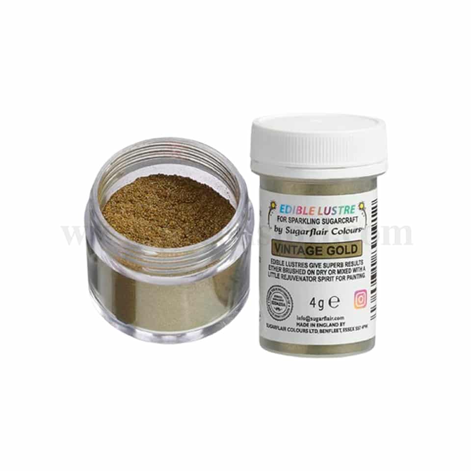 SUGARFLAIR Edible Lustre Vintage Gold 4g