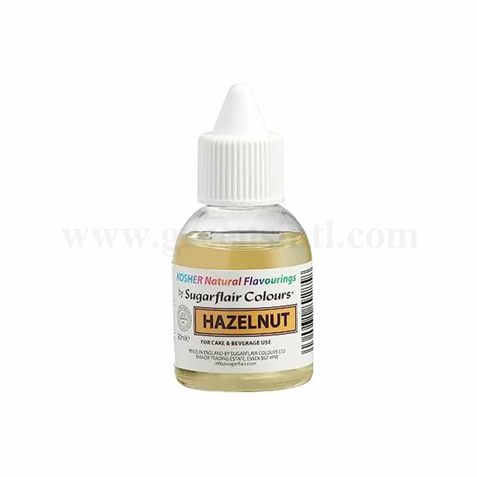 SUGARFLAIR Concentrated Kosher Natural Food Flavour Hazelnut 30ml