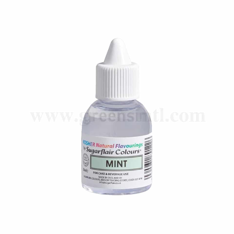 SUGARFLAIR Concentrated Kosher Natural Food Flavour Mint 30ml