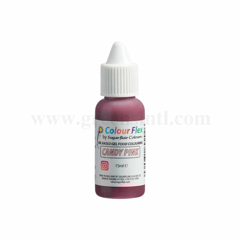 SUGARFLAIR Colour Flex Oil Colour Candy Pink 15ml
