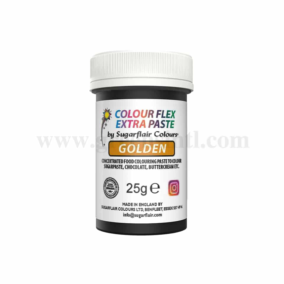 SUGARFLAIR Colour Flex Extra Paste Golden 25g