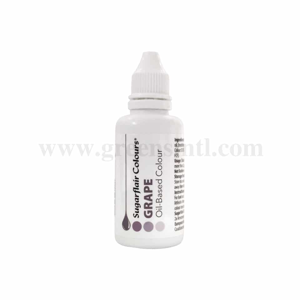 SUGARFLAIR Oil Based Liquid Colour Grape 30ml