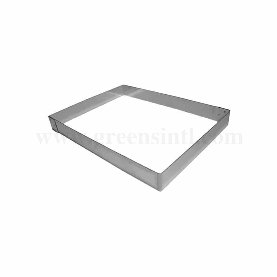 GREENS CHOICE Cake Ring Rectangle L 565 mm x W 365 mm x H 25 mm