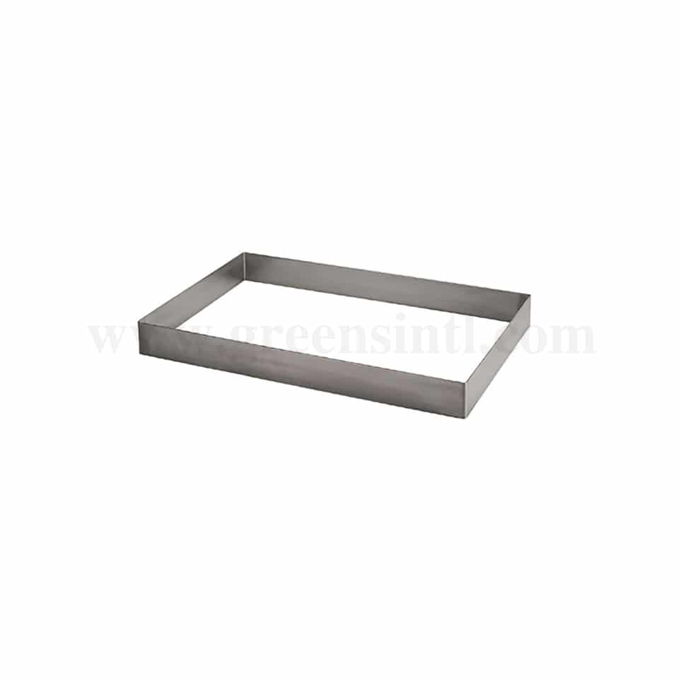 GREENS CHOICE Cake Ring Rectangle L 120 mm x W 60 mm x H 45 mm